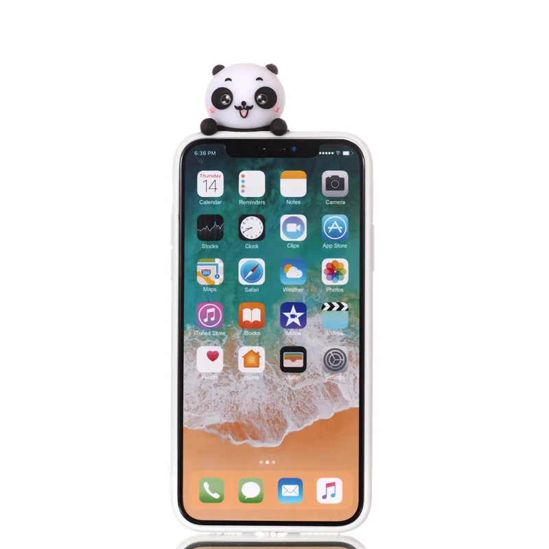 Чехол FLYKYLIN для iPhone 11 Pro Max 5, 5S, SE, XS, XR, X, 6 S, 6 S, 7 Plus, 8 Plus, чехол на Единорог, мягкий ТПУ, силикон, 3D, куклы, игрушки, телефон, чехол
