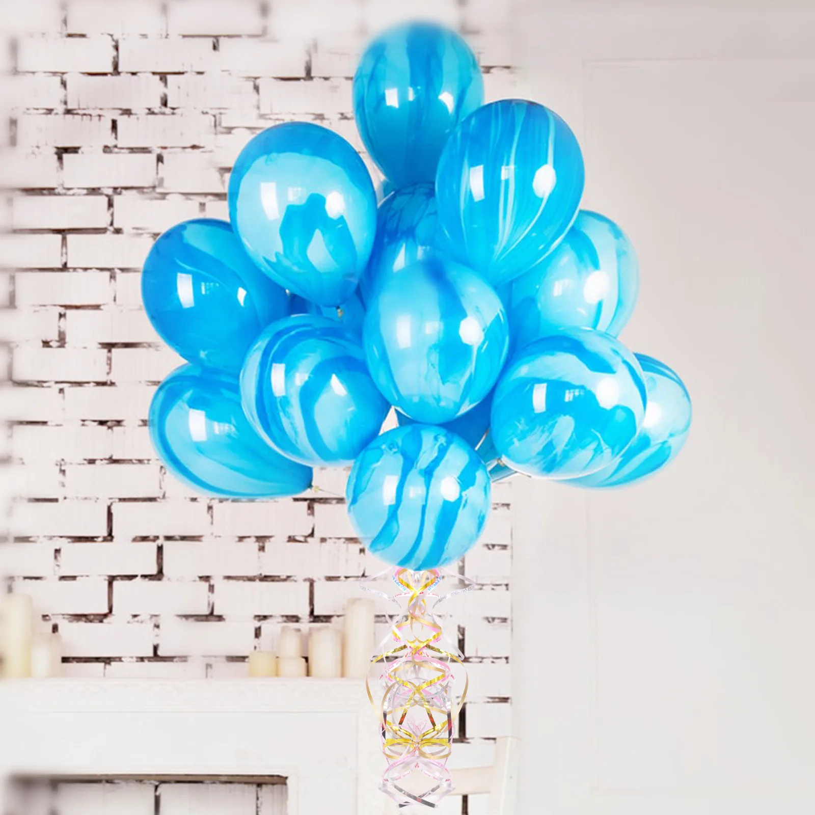 

100Yard Balloons Ribbons Laser Ribbon for Party DIY Decoration Birthday Gifts Wrapping Romantic Wedding Heart Balloon Accessori