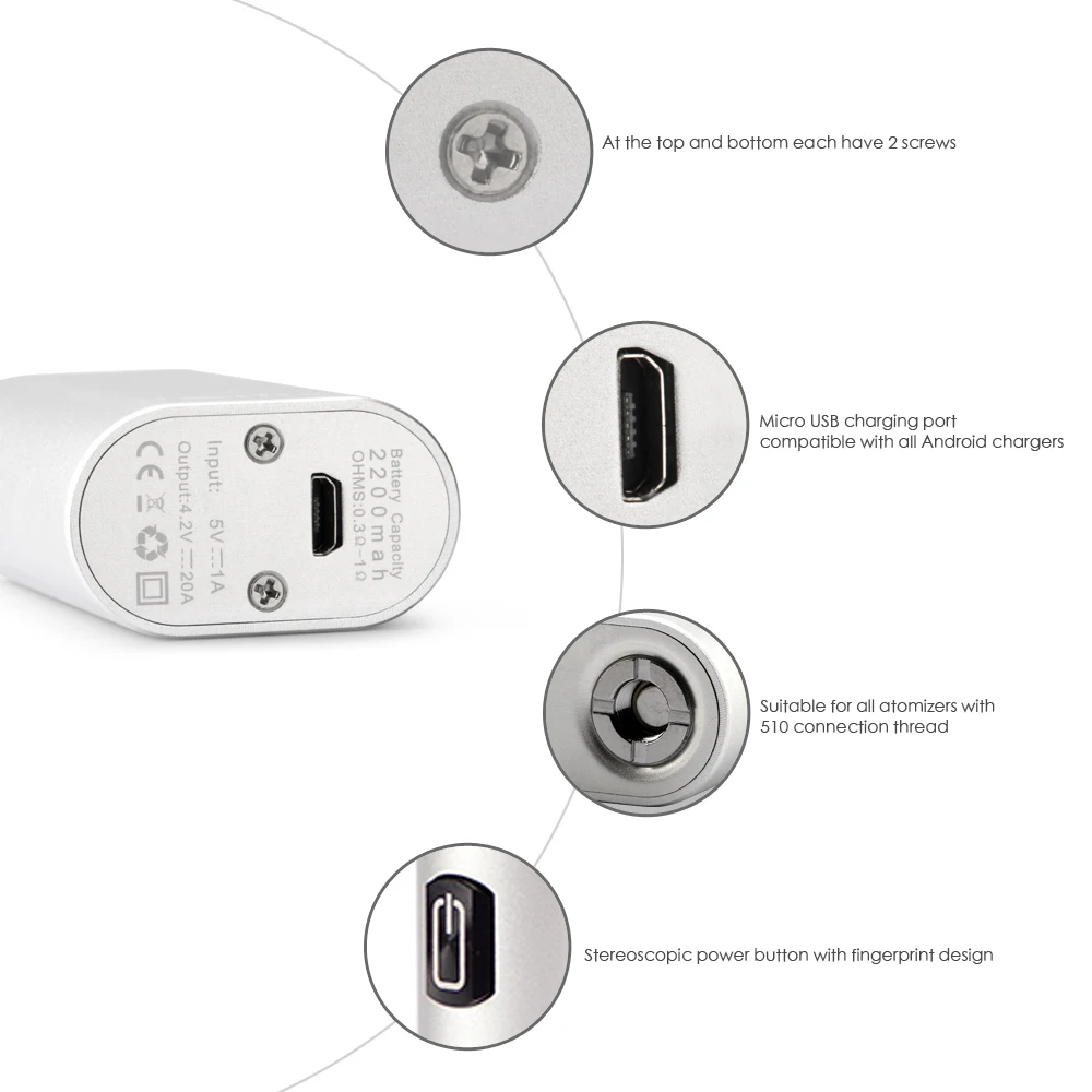 Jomotech Lite 40 2200 мАч Батарея с 0.5ohm 3.5 мл бак atormier Вт электронная сигарета испаритель
