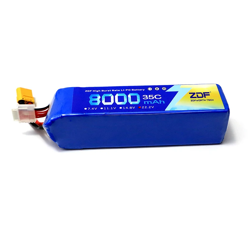 Аккумулятор ZDF AKKU 6S 22 2 в 8000 мАч 35C max 70C литий полимерный аккумулятор Traxxas для