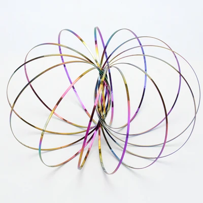 multicolour Торофлюс Flowtoys кольцо потока игрушки кинетическая пружинная игрушка голографическое движение создает кольцо Наружная игрушка - Цвет: multicolour