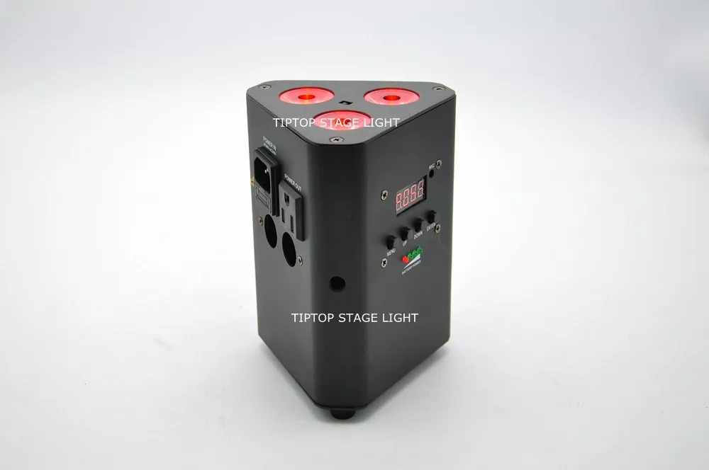 10 шт. DJ Freedom Par 3x10 Вт 4 в 1 RGBW светодиодный Uplight 7500 мАч с питанием от батареи Инфракрасный DMX светодиодный клиновидный ЖК-дисплей Дорожный Чехол с зарядкой