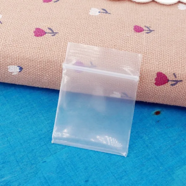 Transparent White Различные цвета мини-сумки с застежкой-молнией 2,5x3 2,5x3,5 см мини-ПЭ Сумки Сувениры модные ювелирные серьги маленькие кулоны упаковочные сумки - Цвет: Transparent White