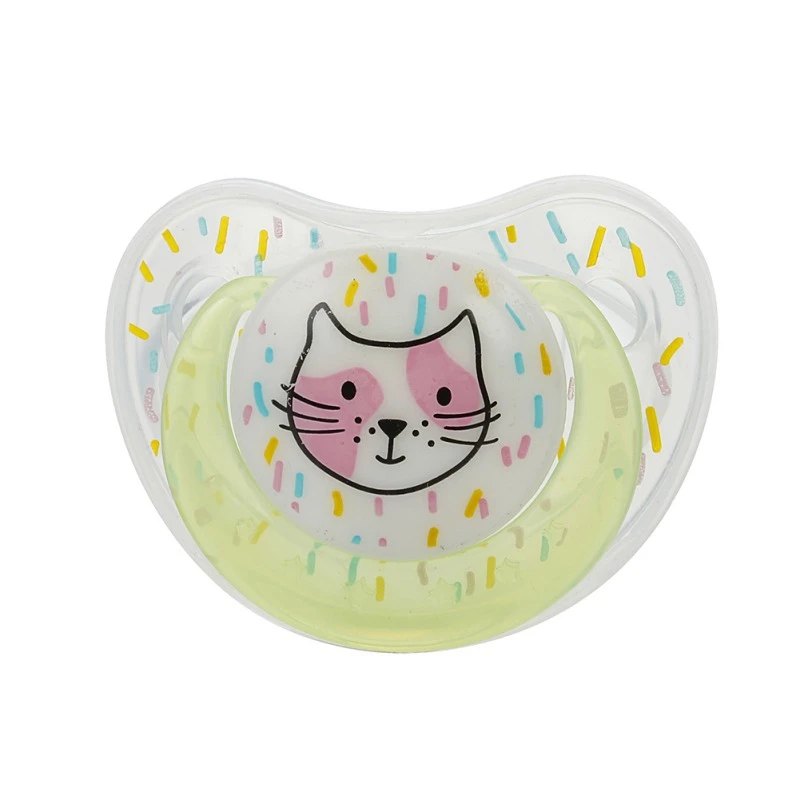 Пустышка для новорожденных силиконовая плюшевая пустышка с мультяшными