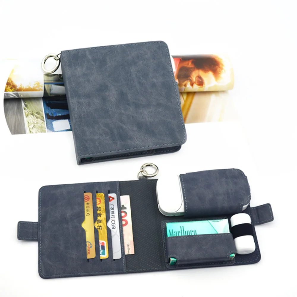 JINXINGCHENG Модный чехол-книжка чехол для iqos 2,4 Plus чехол, кожаный чехол для iqos защитные аксессуары с 4 цветами