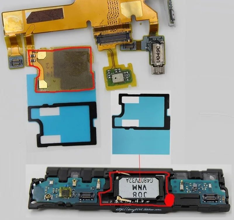 Клейкая лента громче звонка для Sony Xperia Z3, зуммер, водонепроницаемый клей для SONY Z3, модуль динамика, клей для основного гибкого кабеля