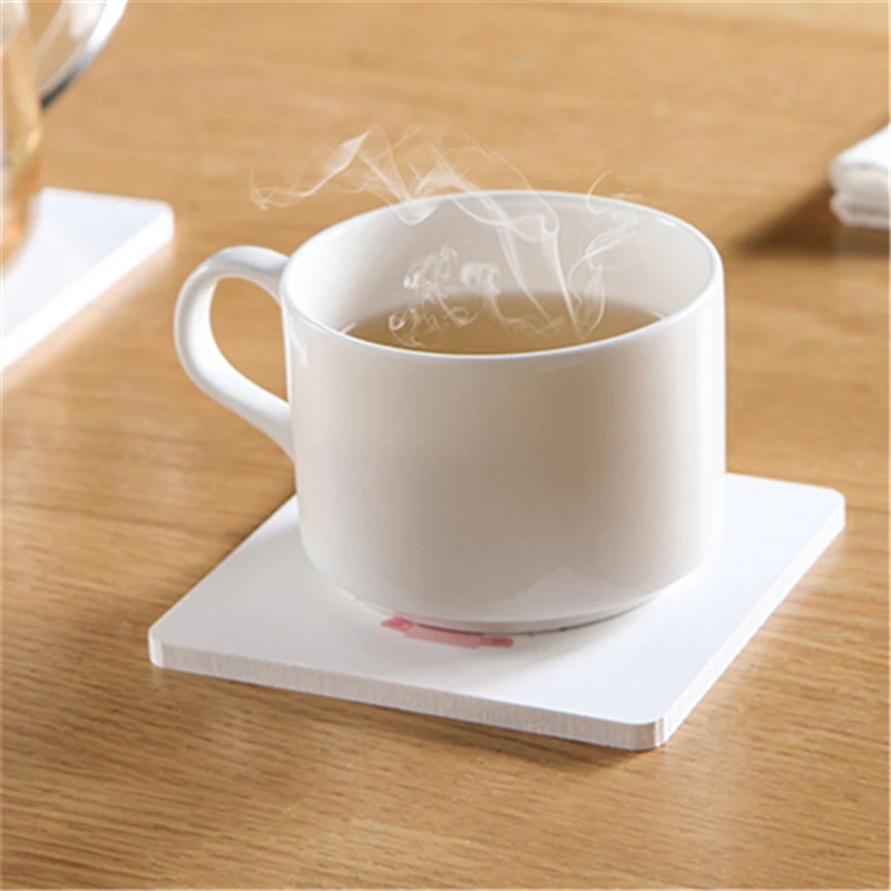 Cute Cartoon Animal Wooden Plastic Cup Coasters Coffee Mug Kitchen Table Mats Supplies Small Size 9.5*9.5cm|Коврики и подложки| |