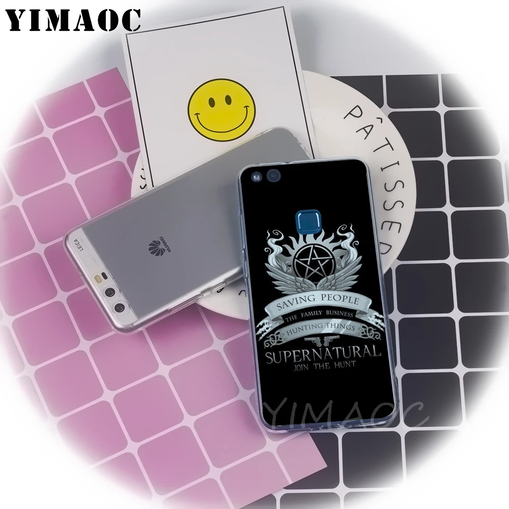 YIMAOC Supernatural SPN Soft Case for Huawei P 8 9 10 20 30 Lite Pro 2016 2017 smart 2019 TPU Cover |
