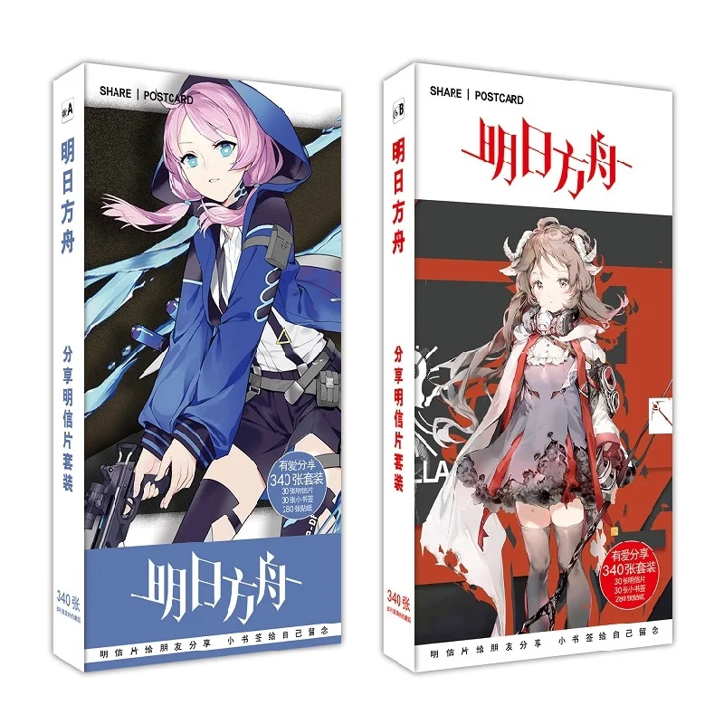 180 шт./компл. игра Arknights открытка мультфильм фигура поздравительная с сообщением