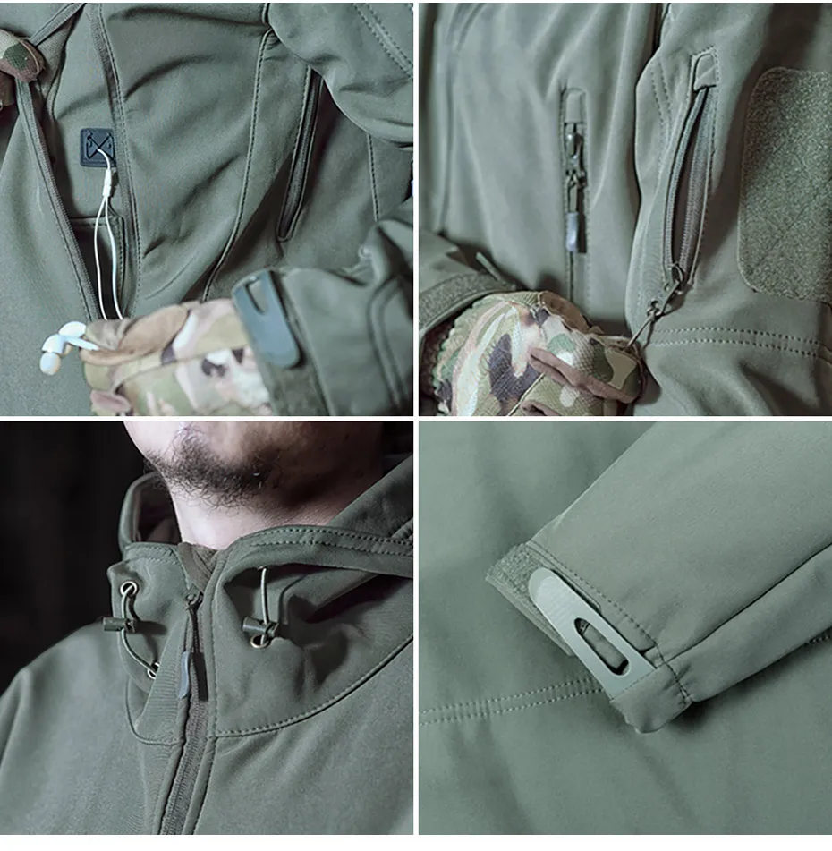 5XL Военная тактическая куртка мужская зимняя мягкая оболочка камуфляжная ветровка тактическая куртка мужская водонепроницаемая флисовая wo мужская одежда