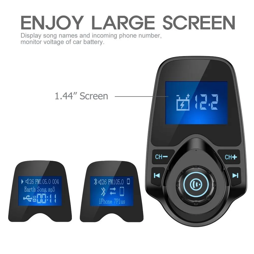 Зебра автомобиль MP3 аудио плеер Bluetooth fm-передатчик Беспроводной fm-модулятор