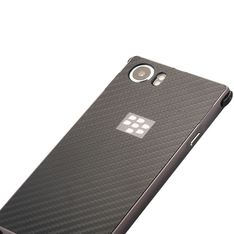 Для Blackberry KEYone случае Алюминий металлический каркас бампер из углеродного волокна ПК Жесткий Чехол для ключевых два противоударный Капа для fundas