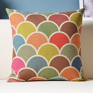 Геометрические декоративные подушки для диванов красочные домашний декор/capa Para