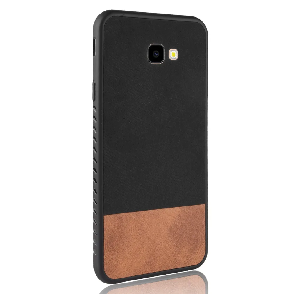 Для Samsung Galaxy J4 + J4Plus j 4 plus силиконовый ковбойский чехол из искусственной кожи для