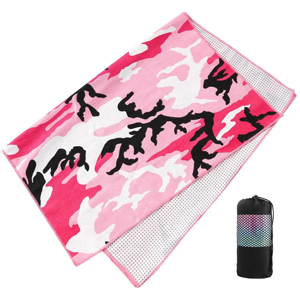

183x68cm Non Slip Yoga Towel Soft Travel Sport Fitness Exercise Yoga Pilates Mat Tie dye Printed Blanket