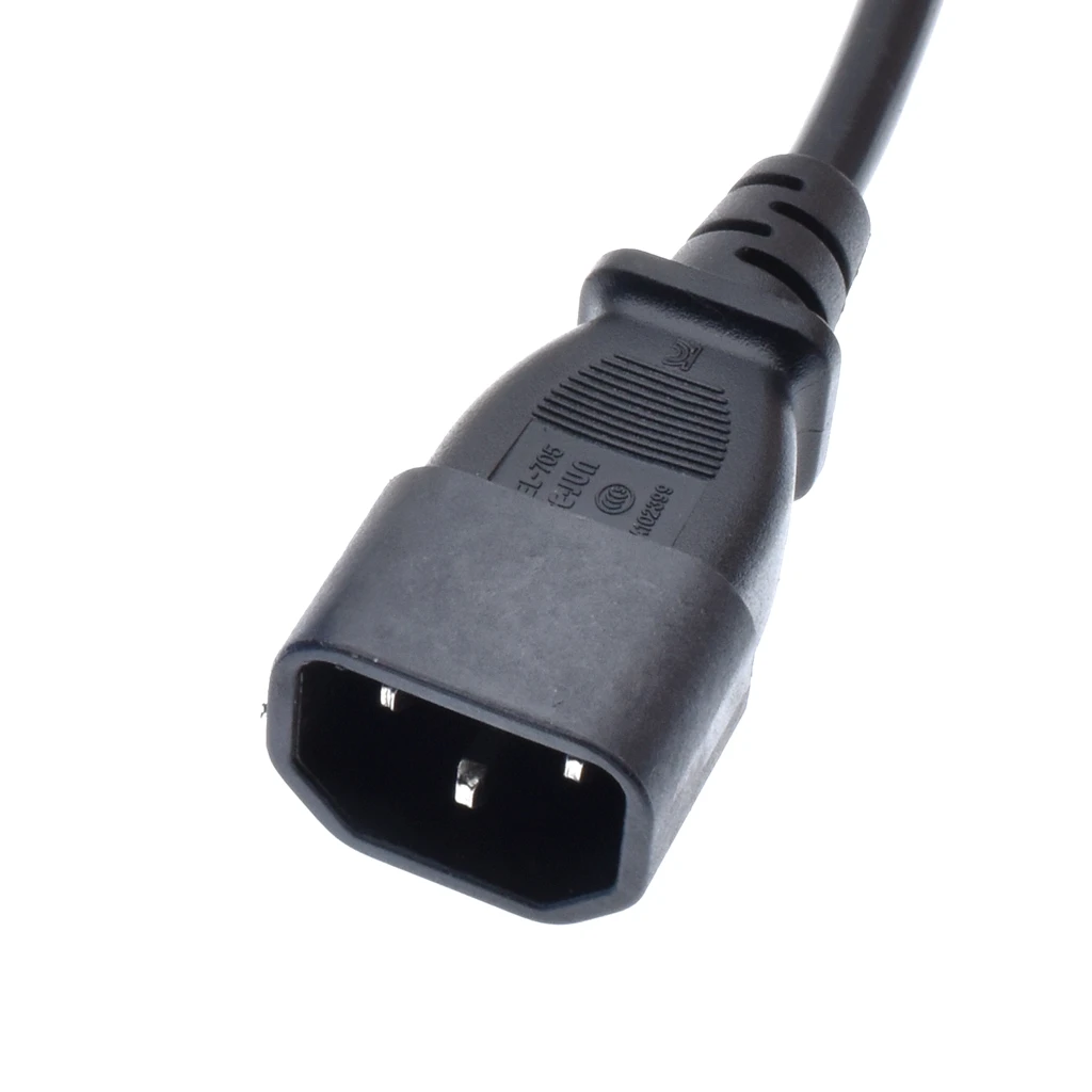 C14 C5 удлинитель IEC 320 Female to Male с 10А вкл/выкл кабелем адаптера питания для PDU UPS 30 см 60