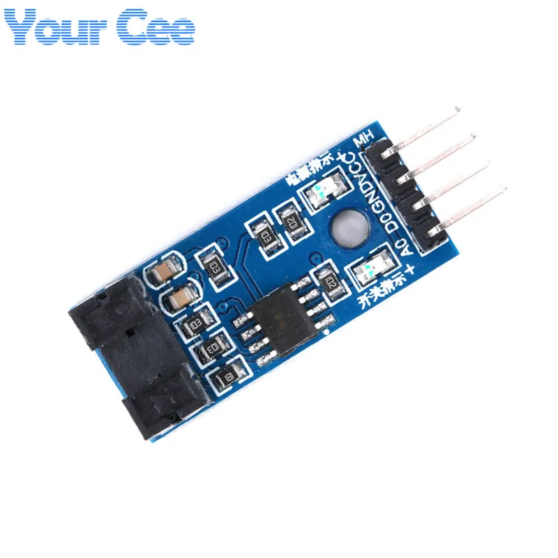 10 шт. высокое качество 4 PIN ИК инфракрасный датчик скорости модуль паз