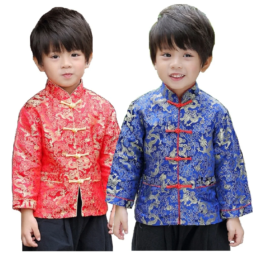 Dragon Chinese Children Coat Tang Suit China Cardigan Baby Boy Clothes Outfits Kids Thin Outerwear Children Jacket Gown Festival
Dragon Chinese Children Coat Tang Suit China Cardigan Baby Boy Clothes Outfits Kids Thin Outerwear Children Jacket Gown Festival