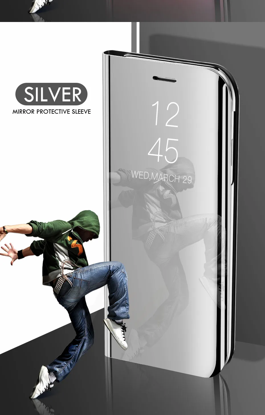 H& четкое представление умный зеркальный чехол для телефона для samsung Galaxy S9 S8 S7 S6 Edge Plus Note 8 9 для A3 A5 A7 A8 J3 J7 чехол