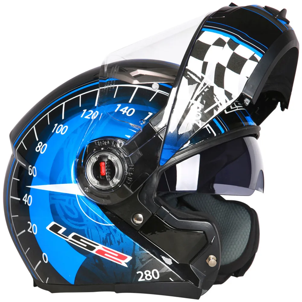 LS2 FF370 флип мотоциклетный шлем модульный мотошлем Casques двойные козырьки Capacete ls2