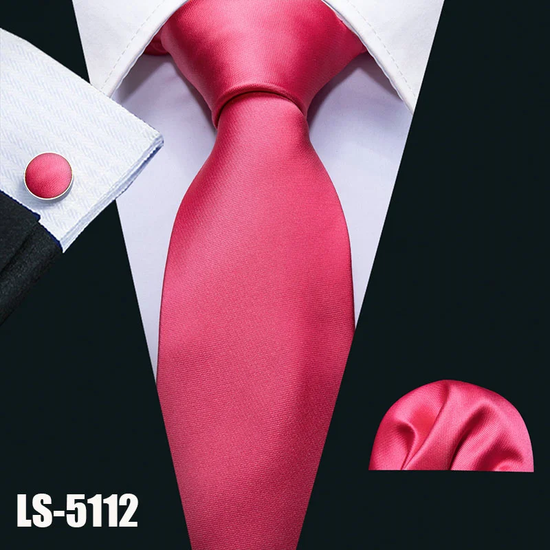 LS5112 LS-822, мужской галстук, черный, Пейсли, шелк, классический, Barry. Wang, галстук, Hanky, запонки, набор для мужчин, официальный, Свадебный, для вечеринки, для жениха - Цвет: LS5112