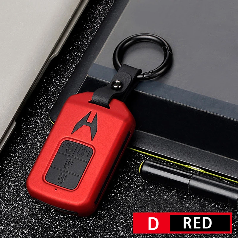Pcmos 4 кнопки красный синий черный ABS карбоновый чехол для ключей для автомобиля пульт для Honda Fit CRV Civic XRV Умный брелок