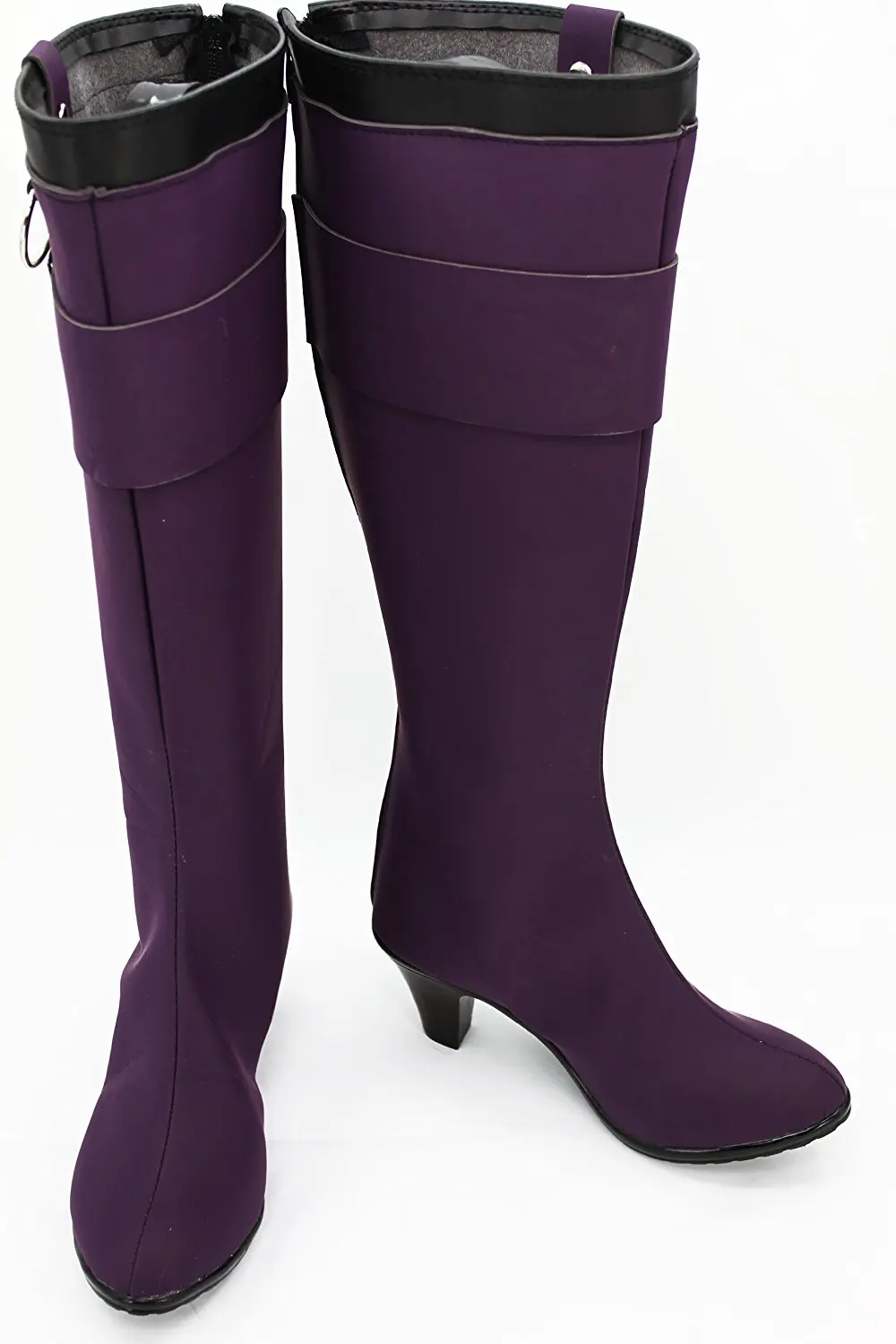 Kyoko Kirigiri/Обувь для костюмированной вечеринки; Danganronpa Trigger Happy Havoc Kyoko Kirigiri; ботинки для костюмированной вечеринки; обувь на высоком каблуке; Цвет фиолетовый; на заказ