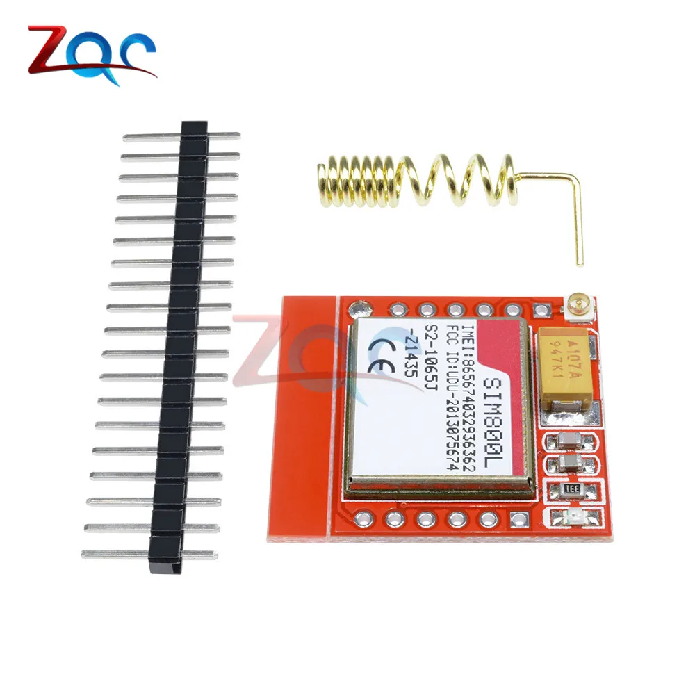 Миниатюрный SIM800L GPRS GSM модуль беспроводная плата с ядром карты MicroSIM
