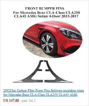 PP задний бампер для губ спойлер, диффузор с глушитель для Mercedes Benz GLA Calss GLA260 спортивный внедорожник- не GLA45 AMG