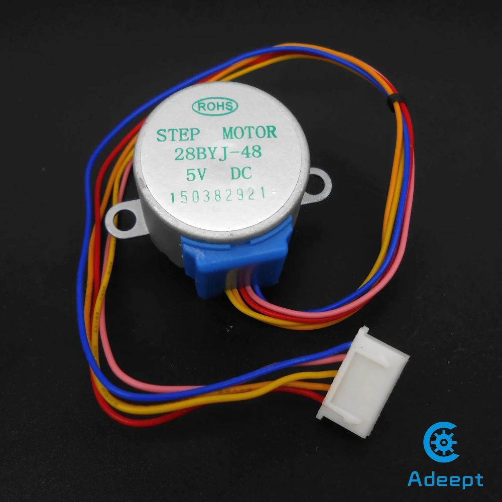 Шаговый двигатель Adeept + плата драйвера ULN2003 5 в 4 фазный линейный для Arduino Raspberry Pi