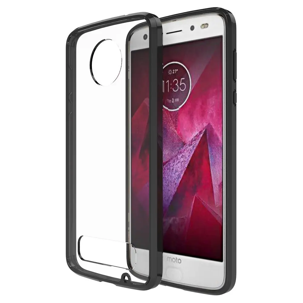 Чехол для Motorola Moto Z2 Force, чехол, прозрачный жесткий чехол, ТПУ бампер, защитный чехол для Motorola Z2 Force, чехол для телефона