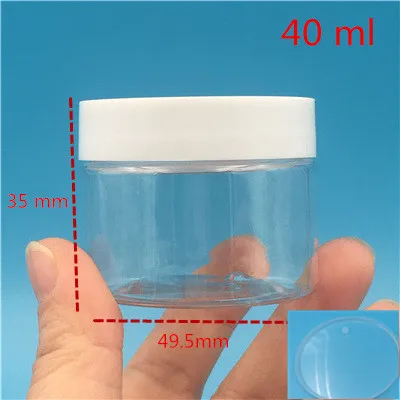 40ml inner lid 30pcs 30 шт. 30 40 50 80 мл прозрачные пластиковые пустые бутылки белая баночка для специй с крышкой маленький компонент контейнер внутренняя крышка - Цвет: 40ml inner lid 30pcs