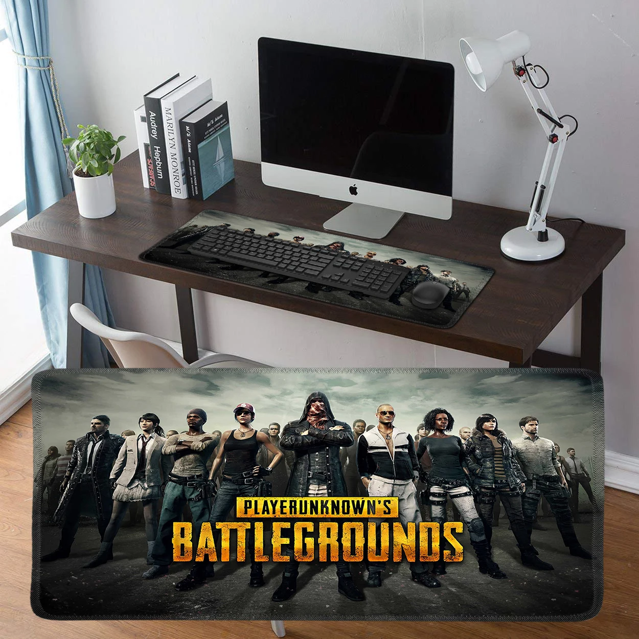 YIMAOC 30*60 cm Large Mouse Pad Gamer Mousepad Rubber Gaming Desk Mat with Locking Edge PUBG | Компьютеры и офис