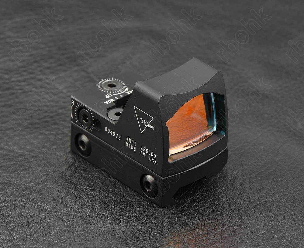 Reflex Mini trijicon RMR Style 1x Красная точка прицел для Пикатинни рейку крепление база