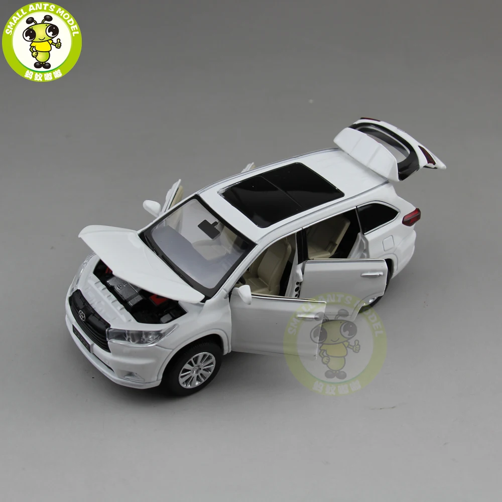 1/32 JACKIEKIM Highlander литая под давлением Металлическая Модель автомобиля игрушки для детей Детское звуковое освещение Вытяните назад Подарки