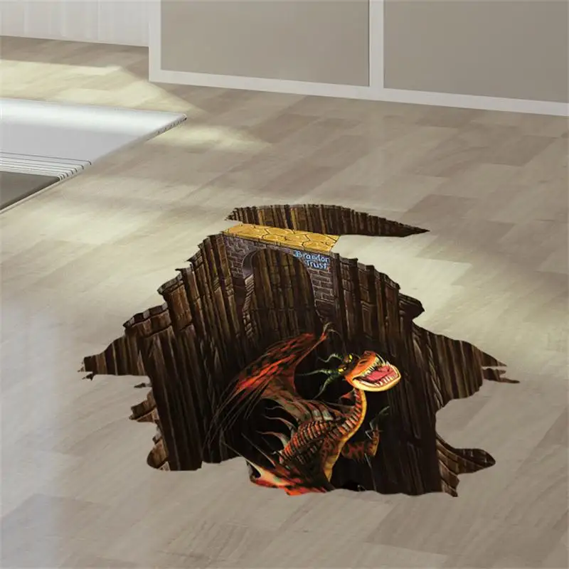 3D Jurassic Dinosaur Eyes Wall Stickers For Kids Rooms Home Decor Cartoon Animal Art Mural Self-adhesive PVC Poster Decals | Дом и сад