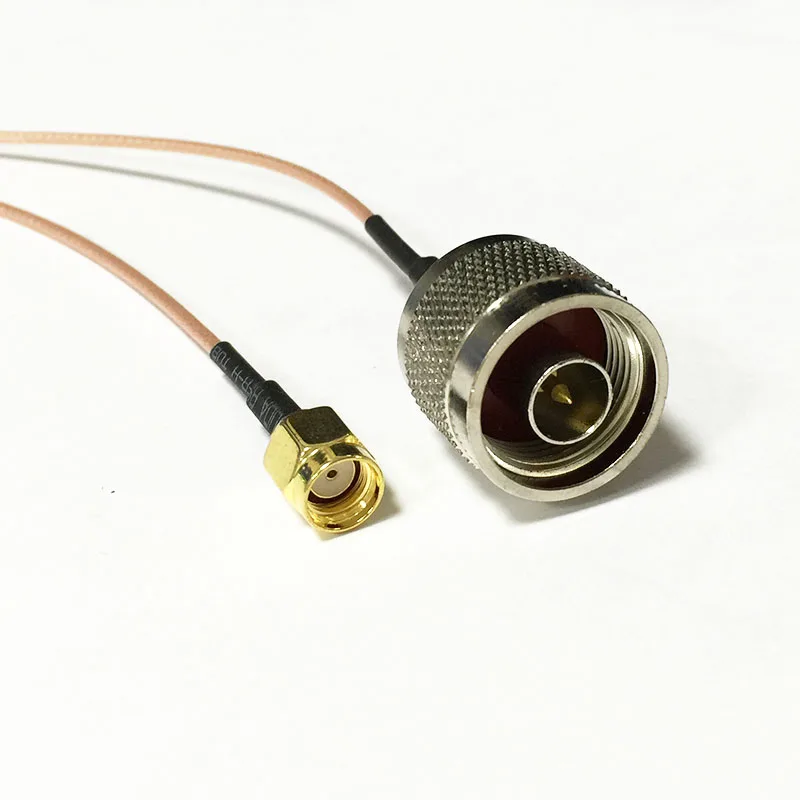 Wi Fi антенный адаптер RP SMA штекер переключатель N Тип RF Перемычка кабеля RG178 15 см