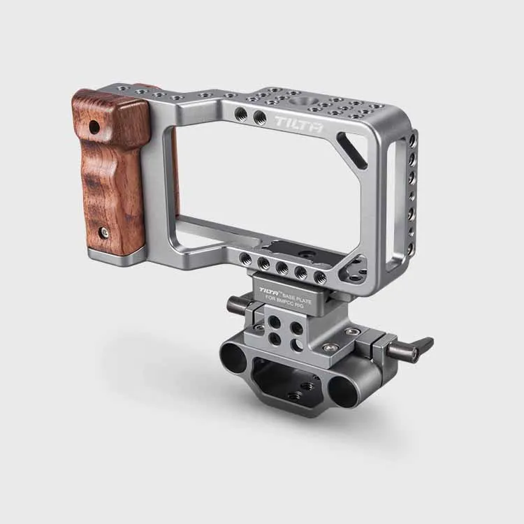 Tilta BMPCC клетка для камеры Blackmagic Pocket cinema камера для Blackmagic крепление микрофона монитор светодиодный светильник