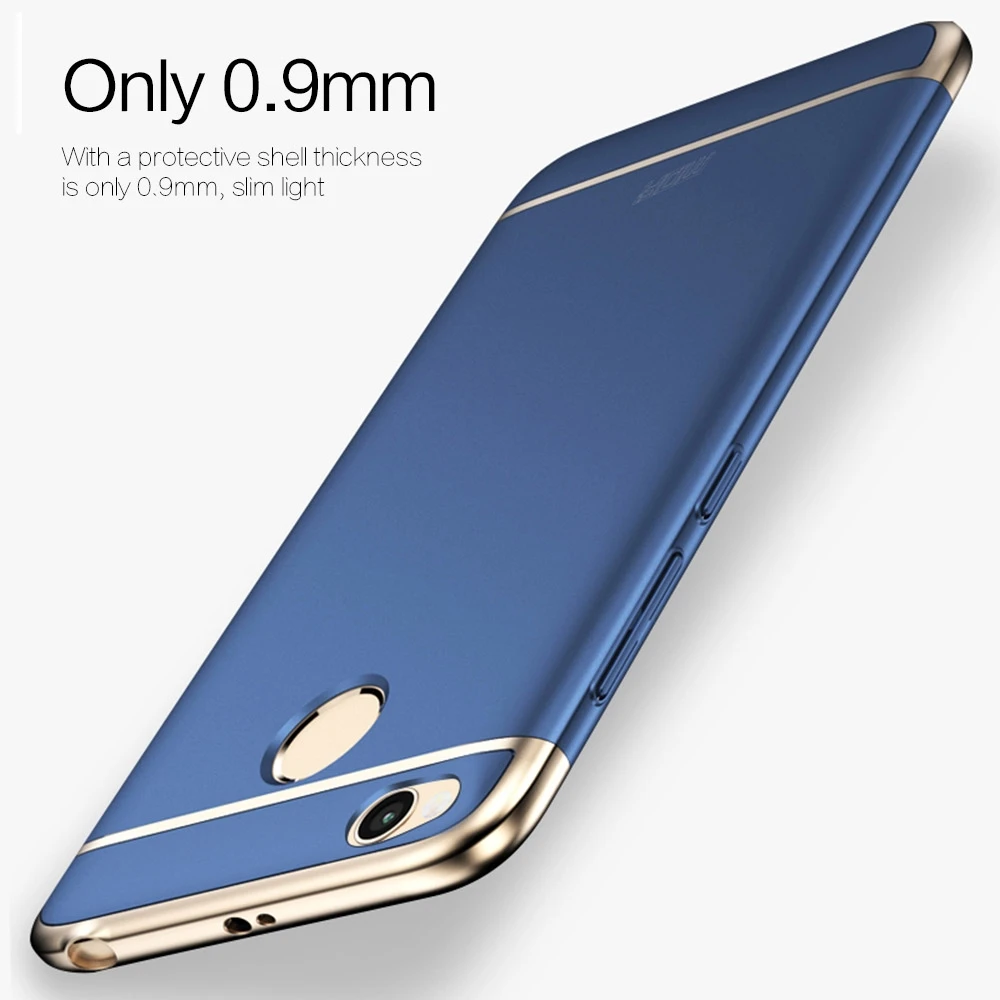Защитный чехол MOFI для Xiaomi Redmi 4X ультратонкий трехступенчатый комбинированный с