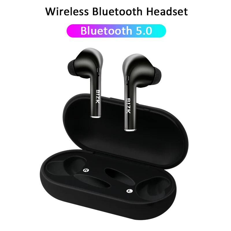 BLZK bluetooth наушники 5 0 Stero Гарнитура 3D стерео сенсорное управление Беспроводные с