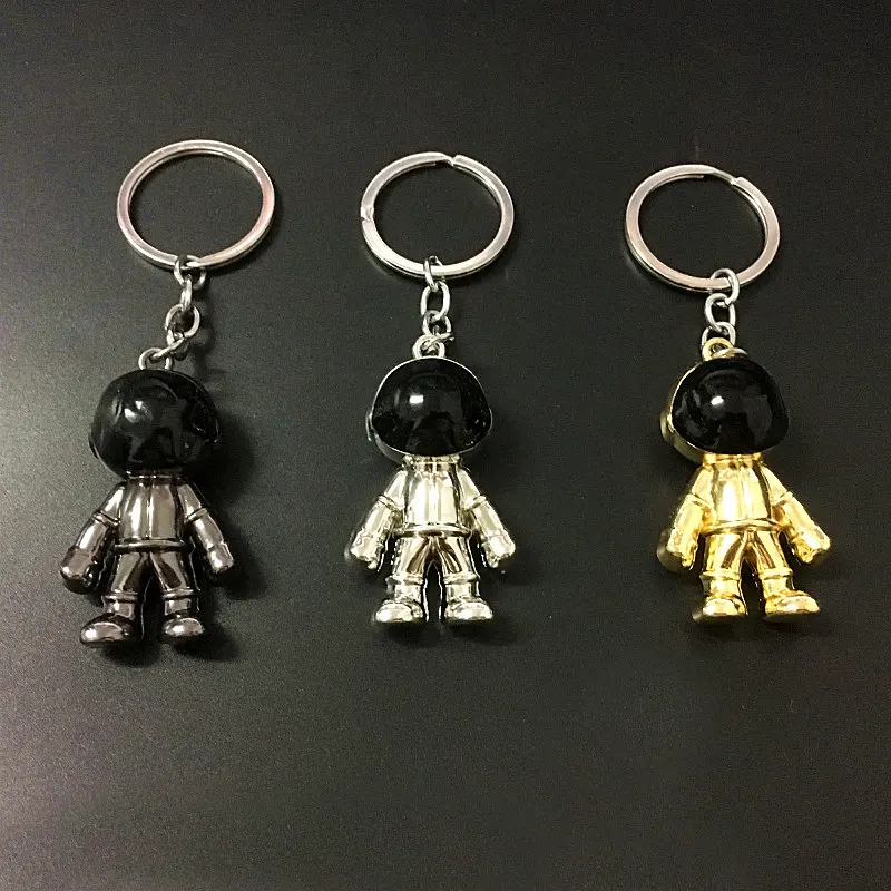 New Design 3D DIY Spaceman Keychain Astronaut Llavero Car Brelok Meaningful Gift For Children Metal Material Chaveiro Space suit | Украшения