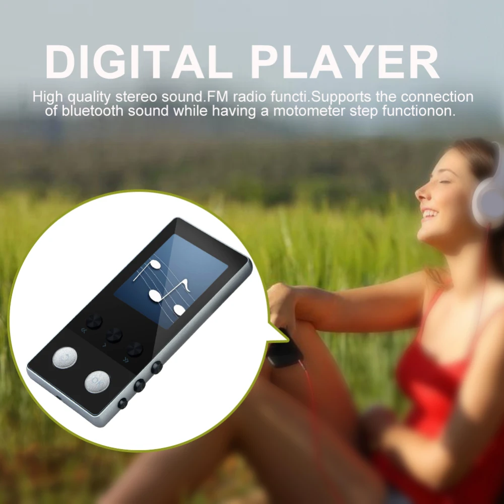 Роскошный Металлический mp4-плеер Bluetooth-плеер портативный тонкий mp3-плеер MP4 Media 1