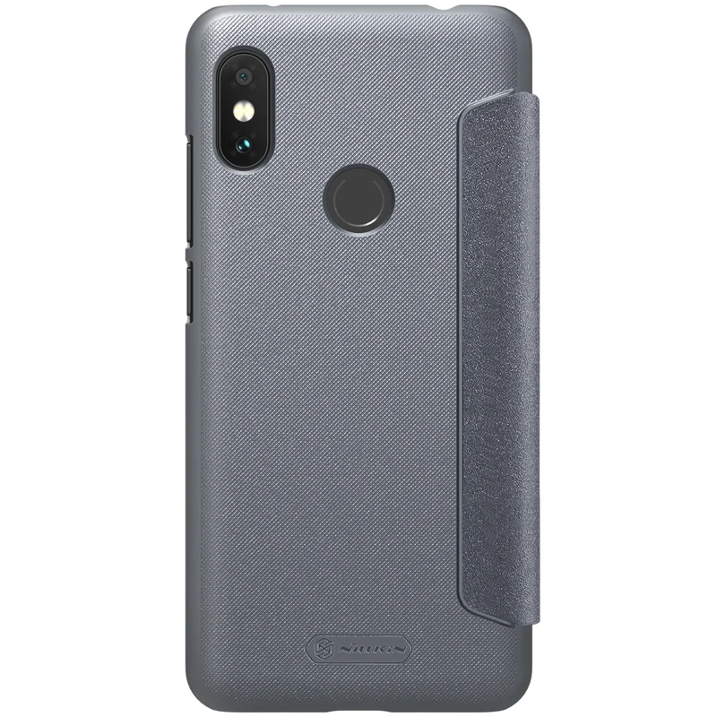 Чехол для Xiaomi Redmi Note 6 Pro, глобальная версия, чехол для Redmi Note 6, серия Nillkin Sparkle, жесткий пластиковый чехол-книжка из искусственной кожи