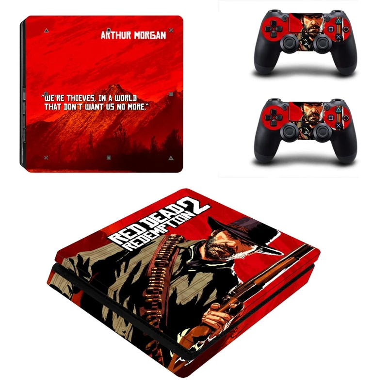 HOMEREALLY наклейка s PS4 кожа игры красный Dead Redemption 2 наклейка для sony Playstation 4 консоль и контроллер кожи Ps4 аксессуар