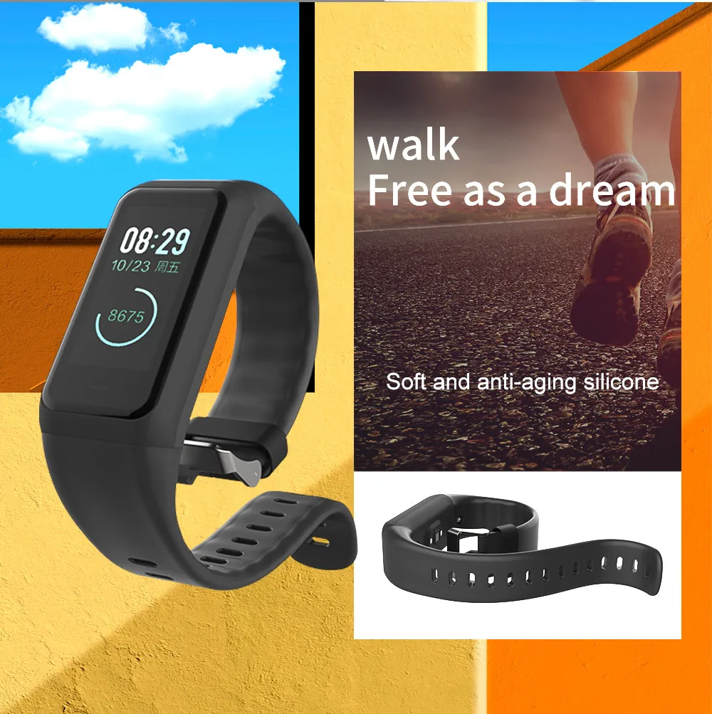 Sillicone ремешок для Huami Amazfit Cor 2 сменный ремешок для смарт-часов удобный красочный браслет для Amazfit Cor 2