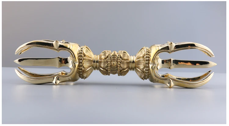 Cobre puro Tang Mi shingon 21 cm Tang Mi multiplicador Jin Gangpan vajra bell vajra-3