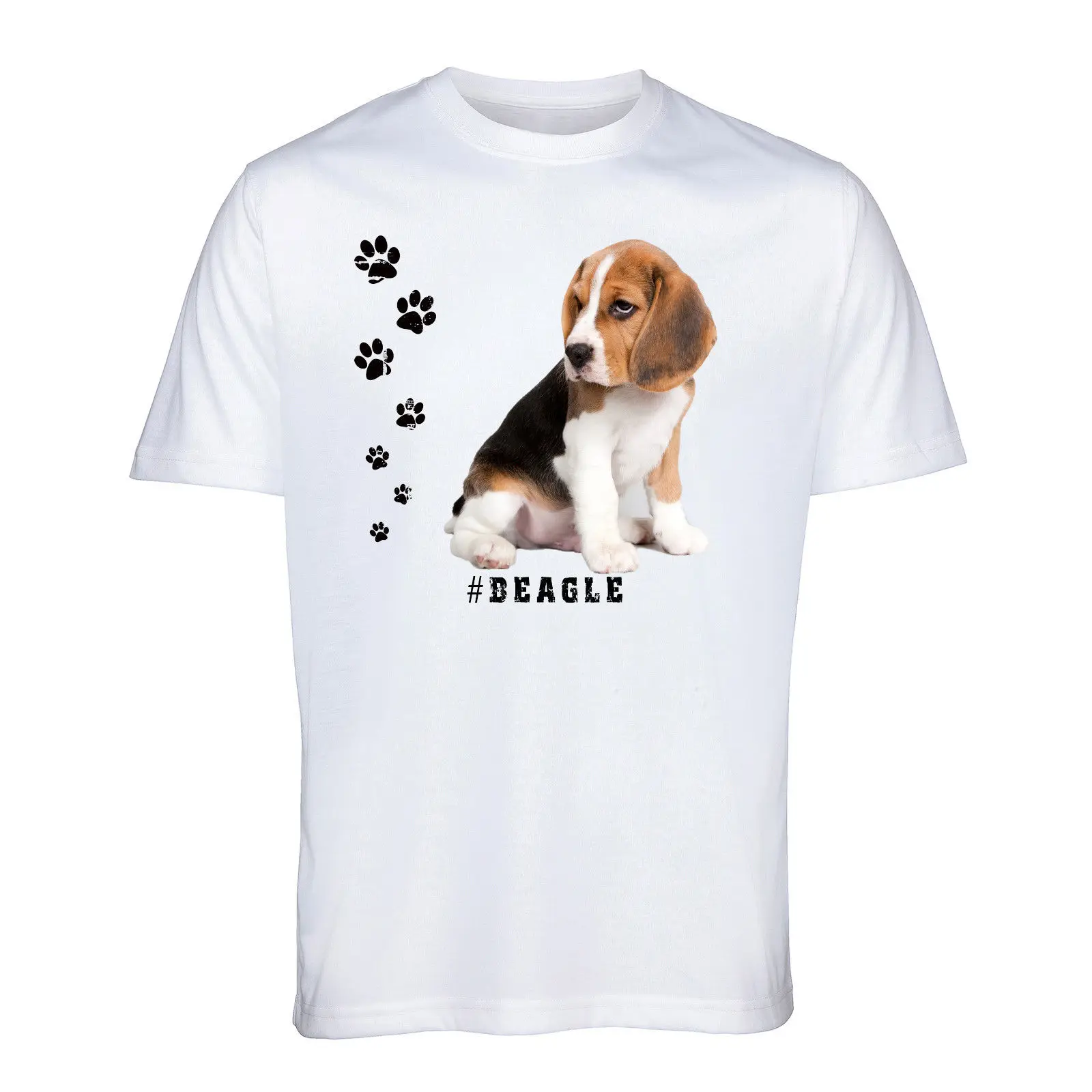 BEAGLE футболка Hashtag собака животное мужская женская забавный подарок с рисунком