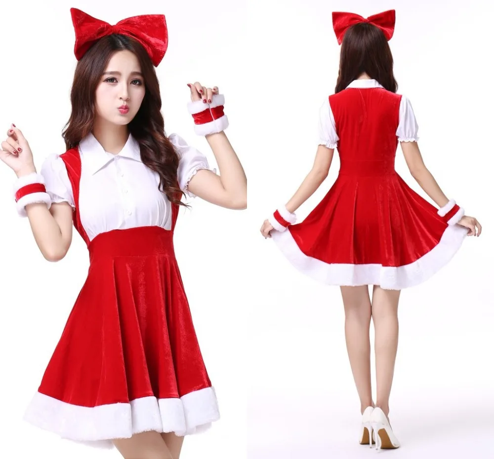 Новинка 2017 Рождественская одежда сцена рождевечерние косплей униформа для