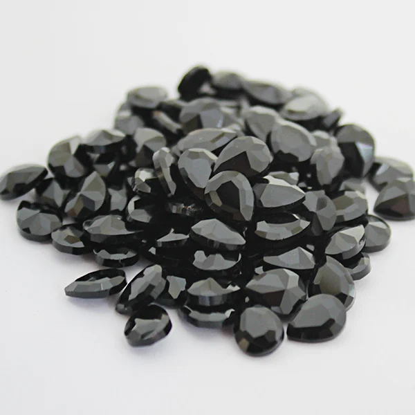 Черный Цвет с украшением в виде кристаллов Стразы Б ез исправлений стразы s 6*8 мм 10