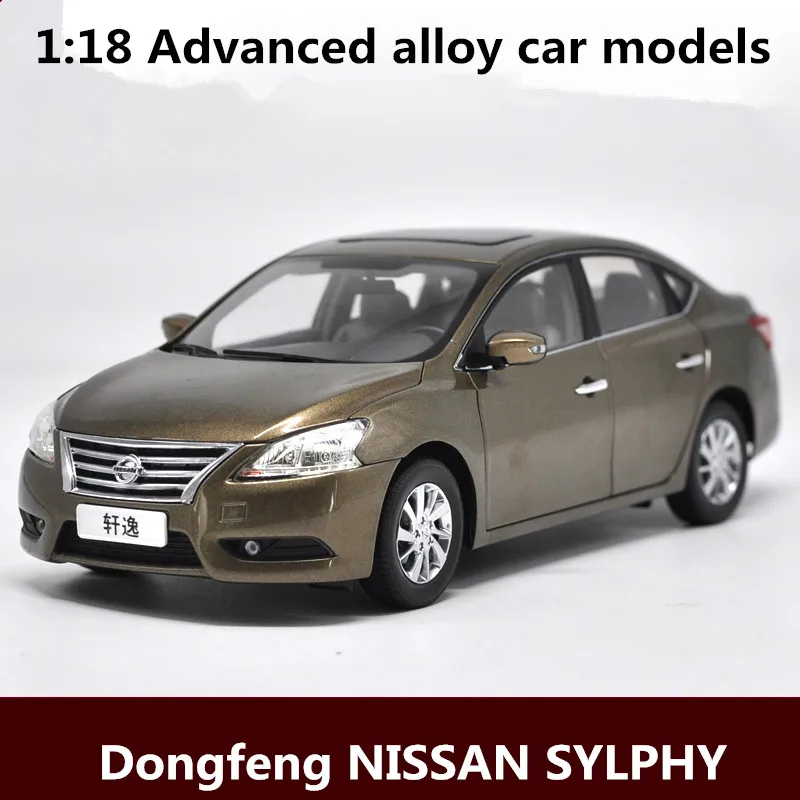1:18 модели автомобилей из передового сплава высокая имитация Dongfeng NISSAN SYLPHY металла